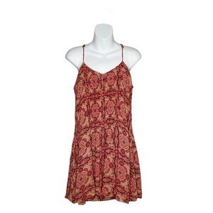 Sanctuary Spring Fling Medallion Print Adjustable Strap Mini Dress